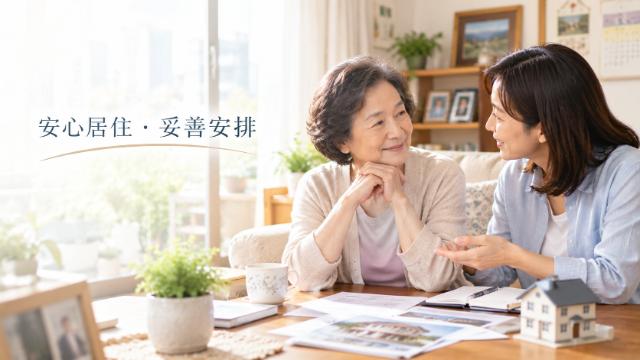 媽媽住了 40 年的房子,老了以後該怎麼安排?